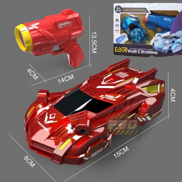 Wall Climbing Remote Control Car with Infrared Sensor & Gravity Defying Action