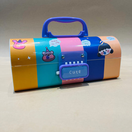 Cute Pencil case with passcodes