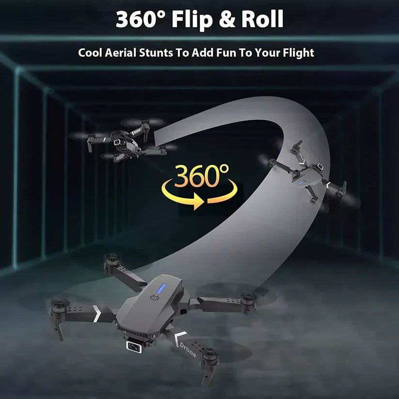 Kids Drone 4K Dual Camera 360