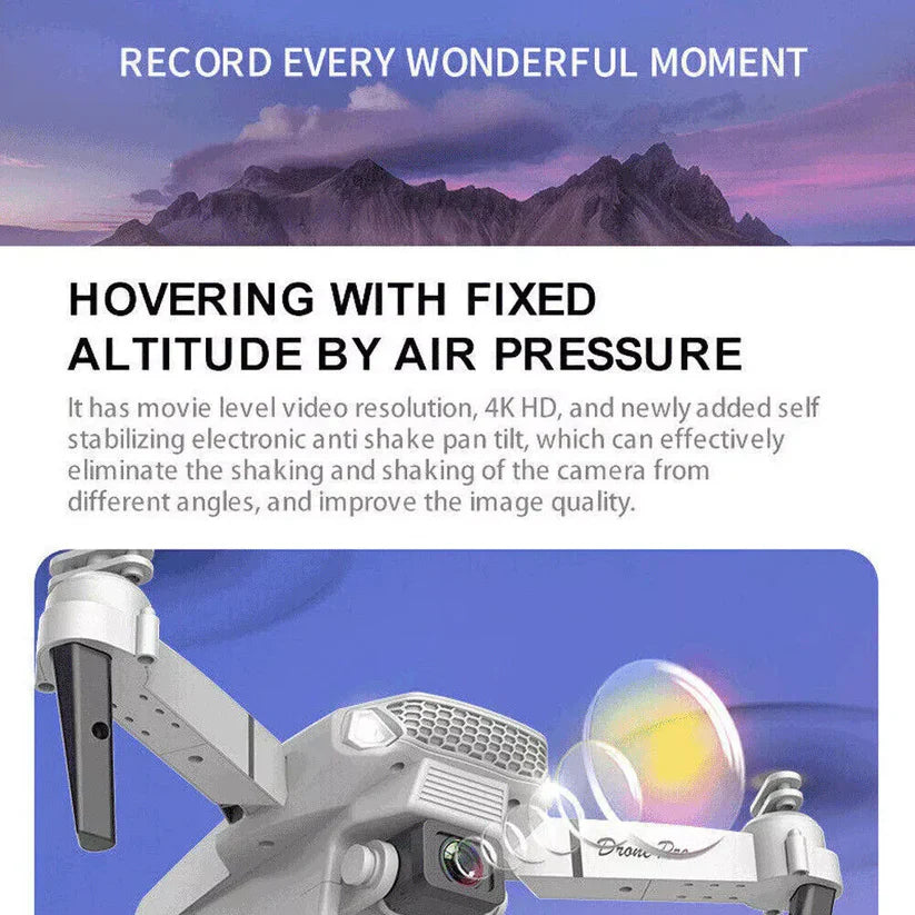 Kids Drone 4K Dual Camera 360