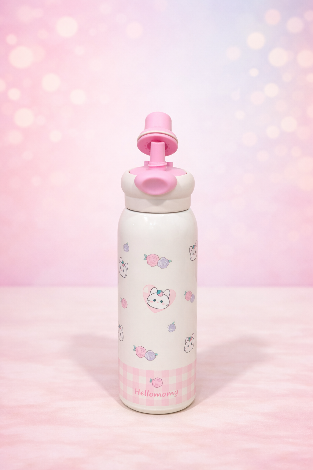 Insulated Stainless Steel Kids Water Bottle – Cute Cartoon Printed School Bottle with Flip Lid (4 Designs)