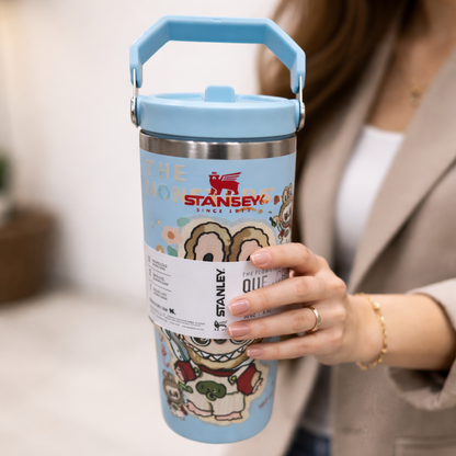 Labubu Edition 900ml 30oz Flip Straw Tumbler
