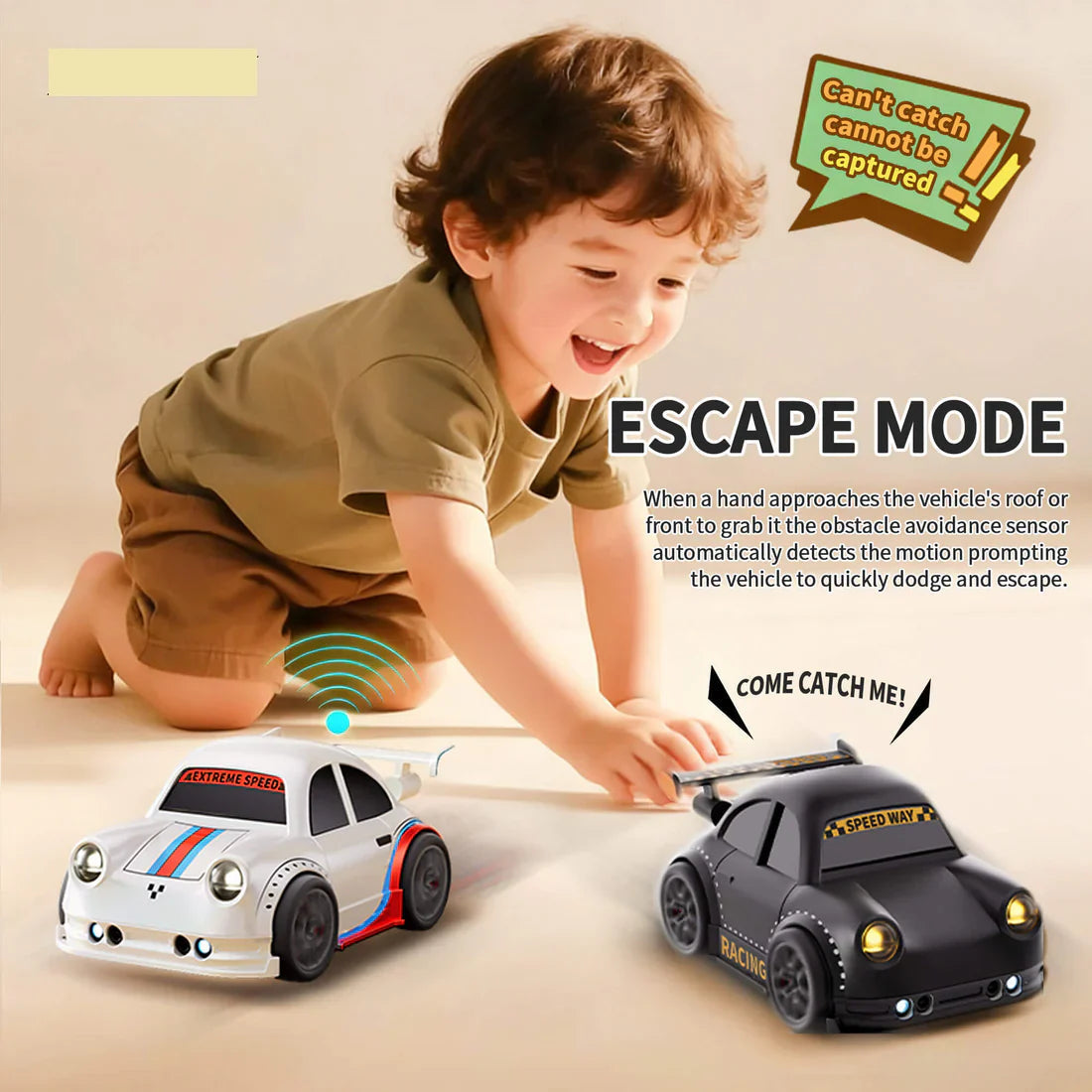 RC Car with Motion Sensor - Smart Escape