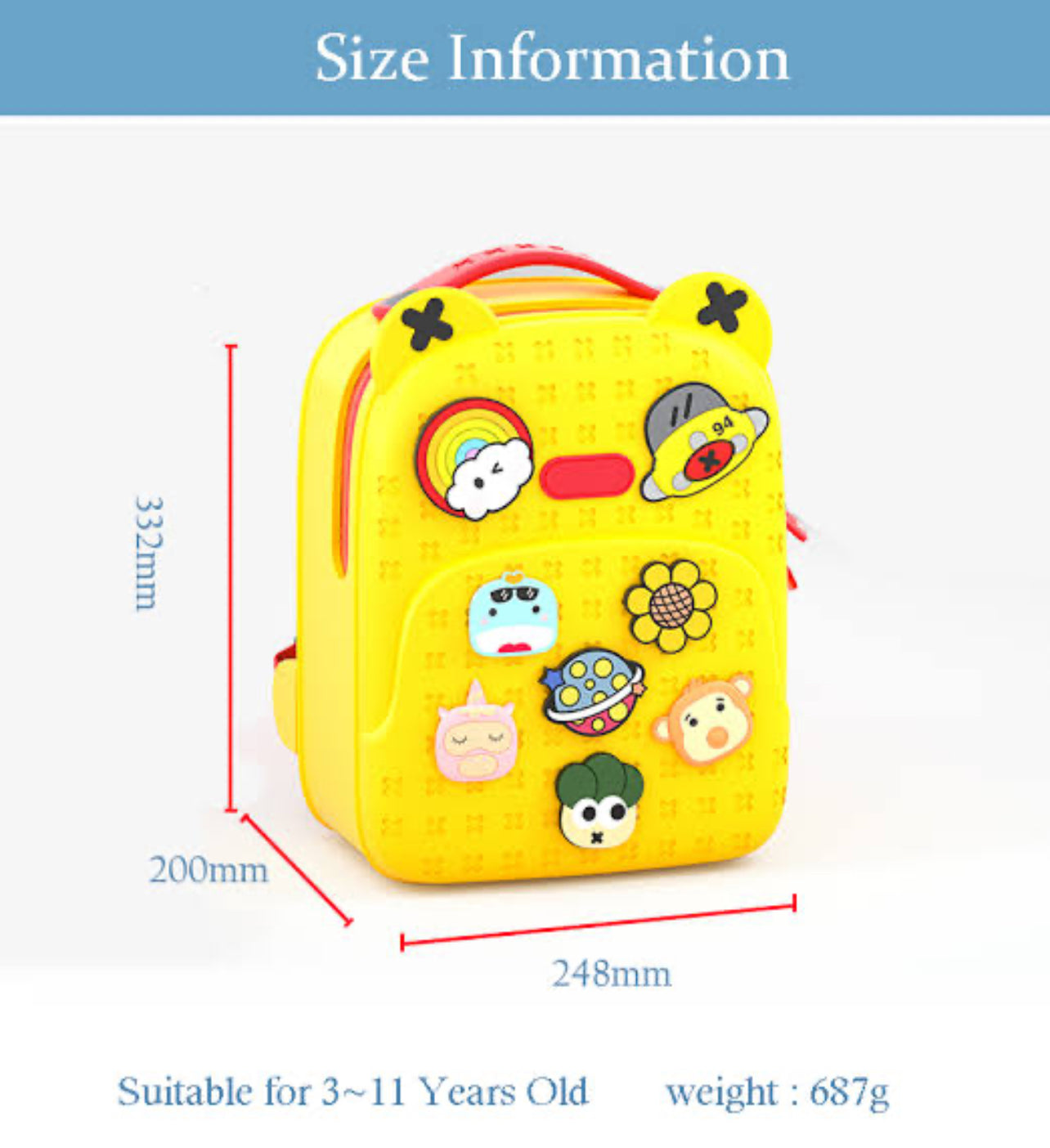 Silicone Backpack with DIY Jibbitz