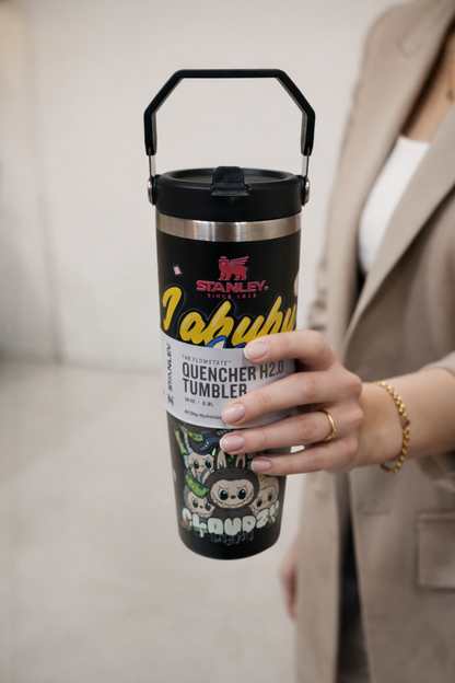 Labubu Edition 900ml 30oz Flip Straw Tumbler