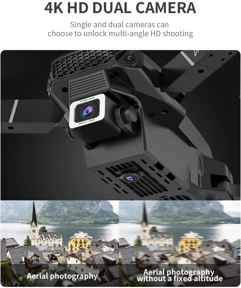Kids Drone 4K Dual Camera 360