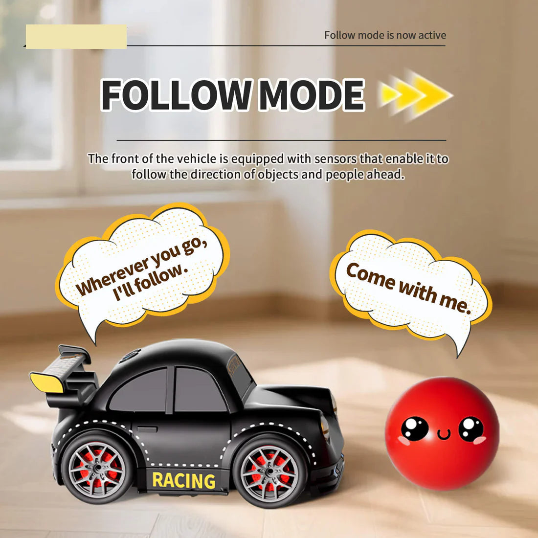 RC Car with Motion Sensor - Smart Escape