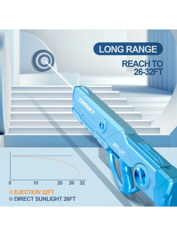 Space Electric Water Gun - Ultra-Large Water Blaster 820ml