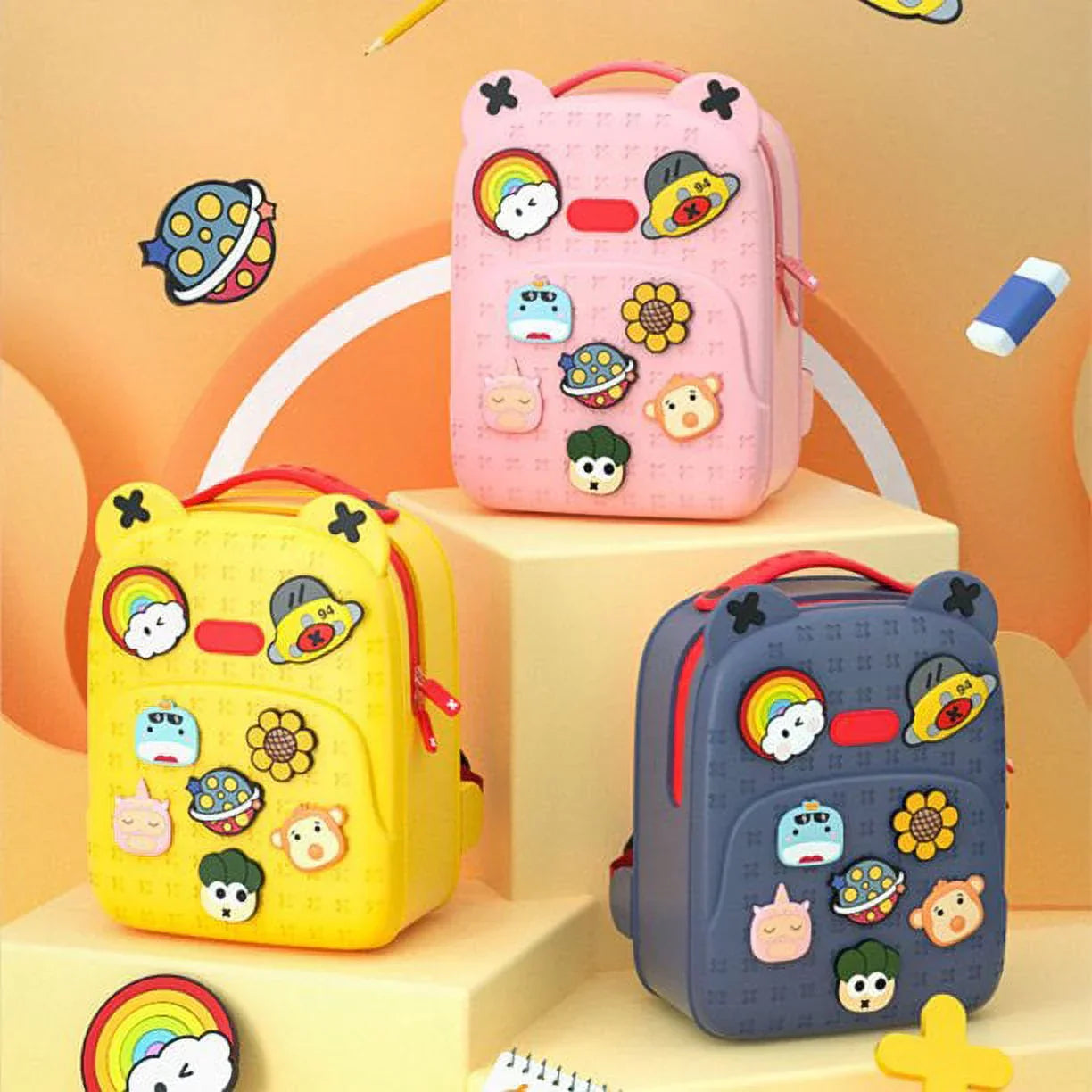 Silicone Backpack with DIY Jibbitz