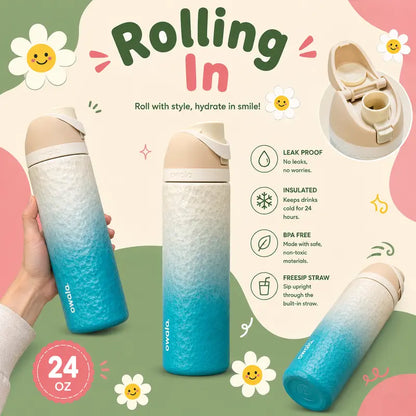 Owala FreeSip® 24oz – Rolling In Giveaway Edition | Limited Edition Insulated Water Bottle