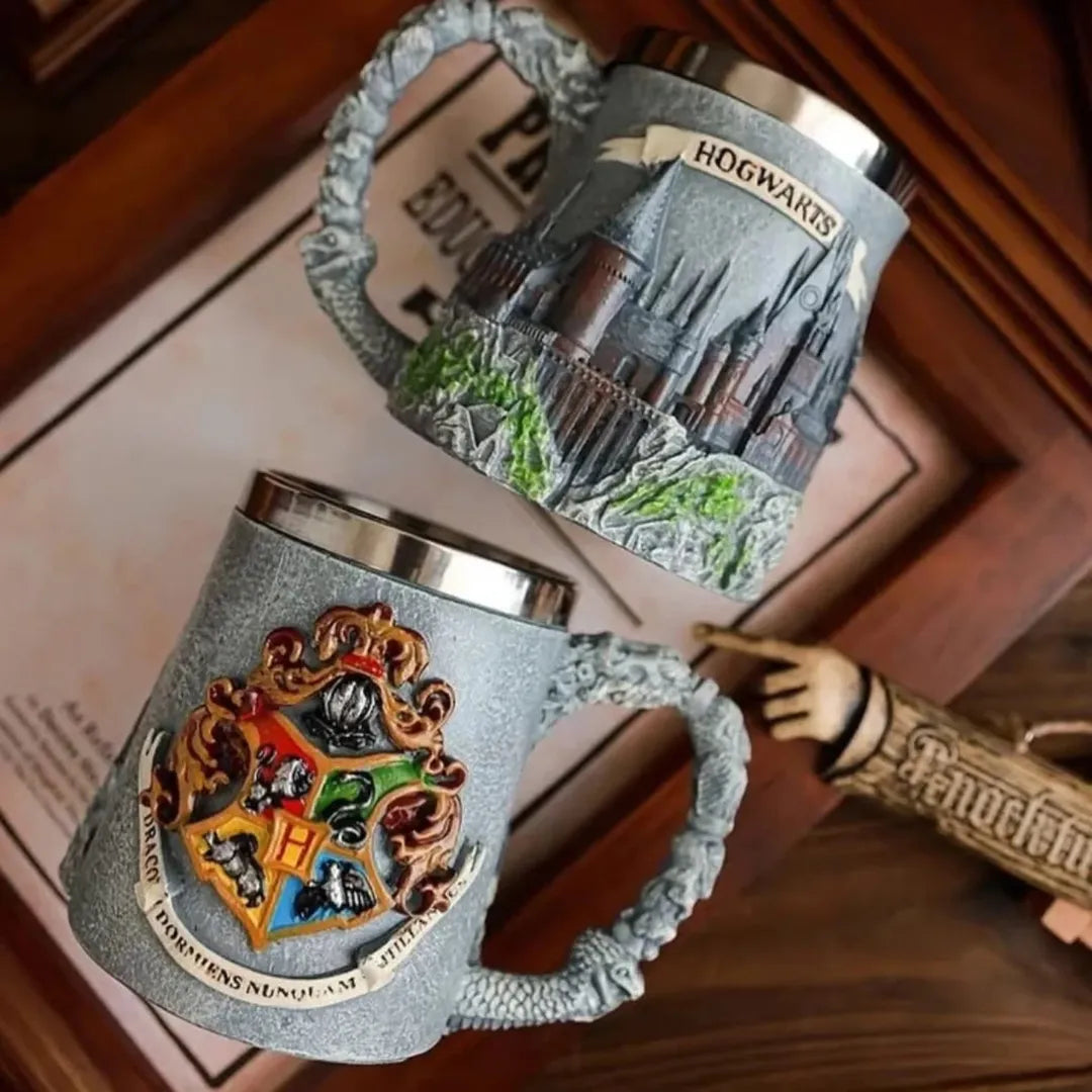 Harry Potter™ Hogwarts Castle 3D Stainless Steel Mug – Collector's Edition
