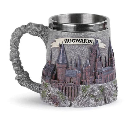Harry Potter™ Hogwarts Castle 3D Stainless Steel Mug – Collector's Edition