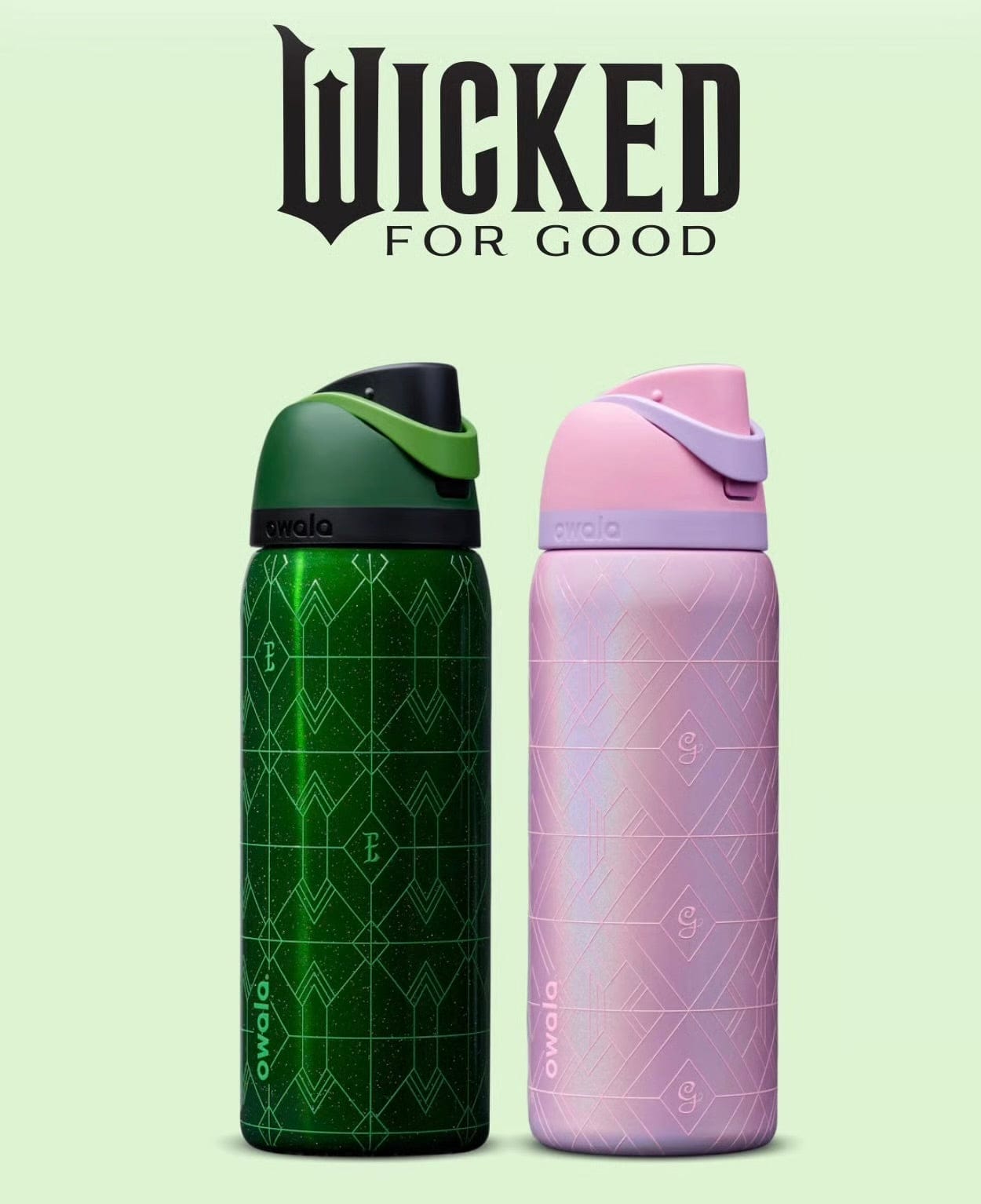 Owala x Wicked Freesip 32oz Tumbler Bundle
