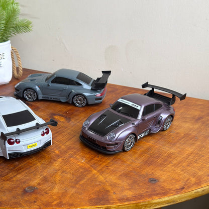 Porsche 4WD Remote Control Drift Car Toy with Lights – 2.4G High Speed Racing Car for Kids