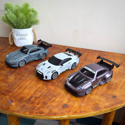 Porsche 4WD Remote Control Drift Car Toy with Lights – 2.4G High Speed Racing Car for Kids