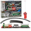 Classic Steam Remote Control Train Set with Smoke, Light & Sound – Battery Operated RC Train Toy for Kids