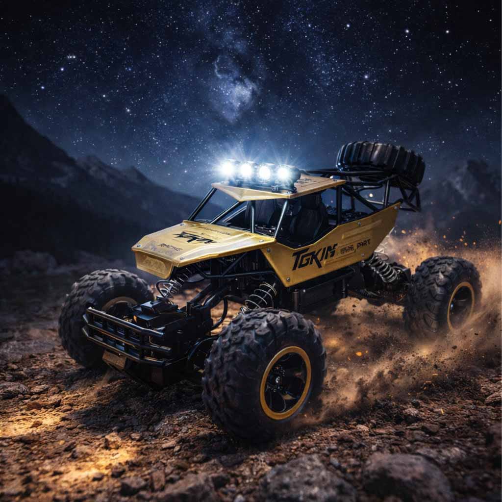 Alloy Body 4x4 Monster Truck off road 1:12 Scale with Remote Control