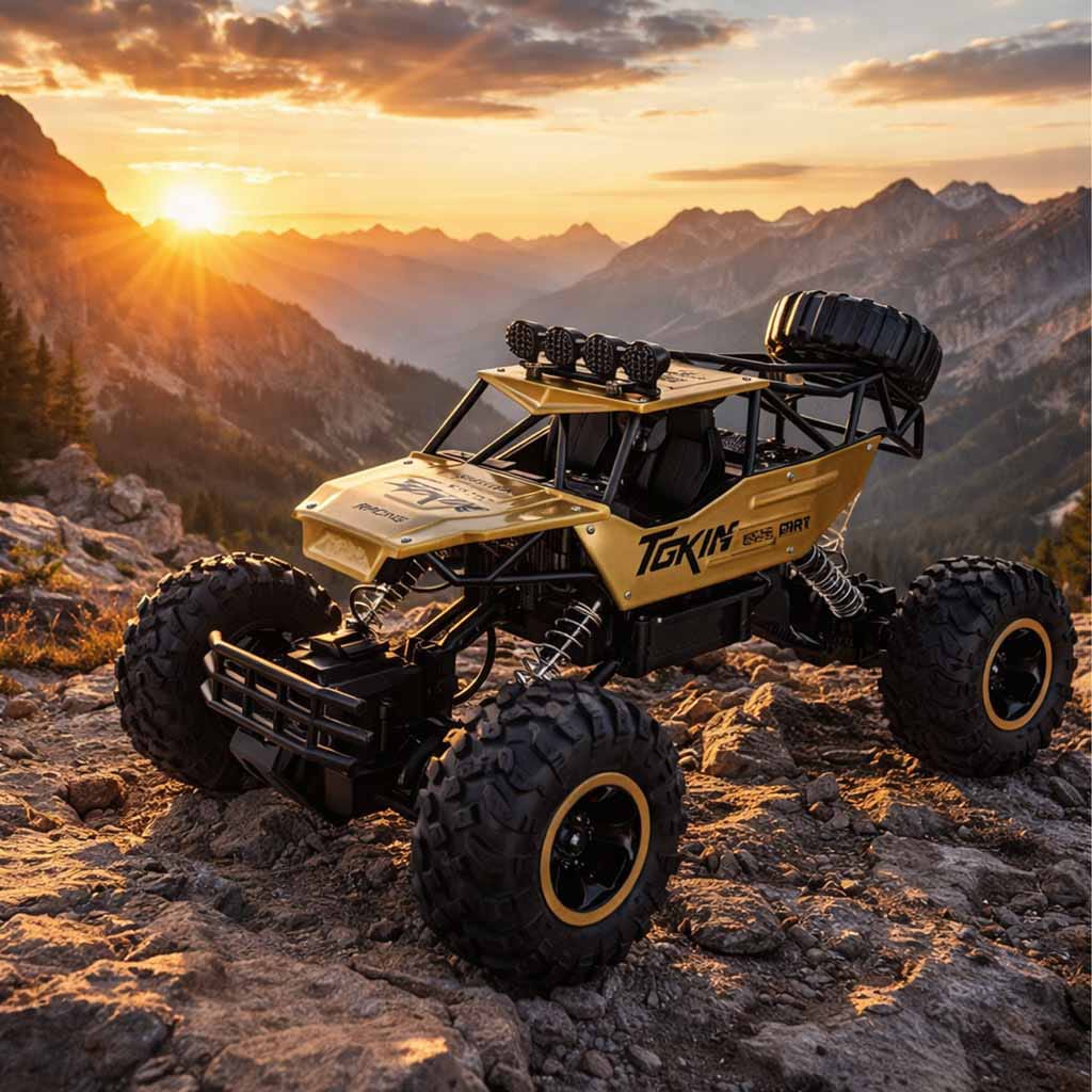 Alloy Body 4x4 Monster Truck off road 1:12 Scale with Remote Control