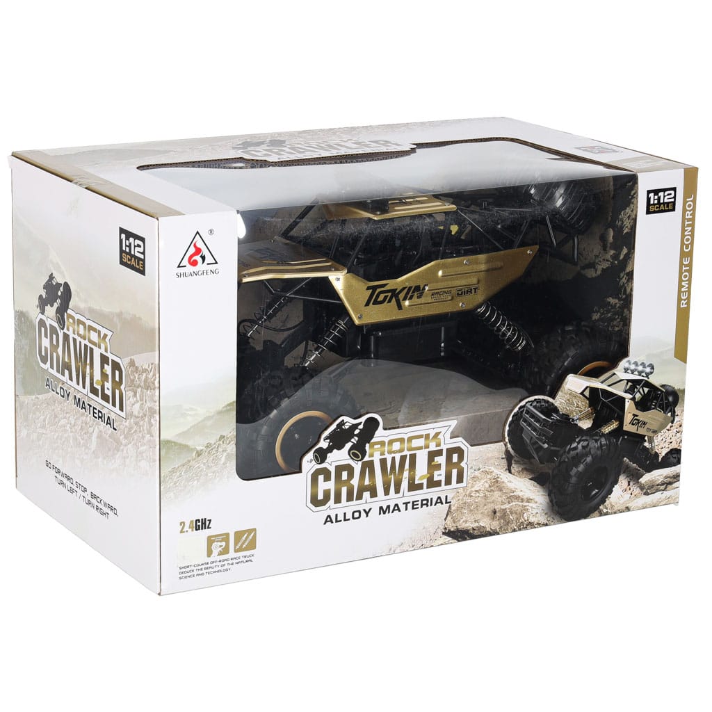 Alloy Body 4x4 Monster Truck off road 1:12 Scale with Remote Control