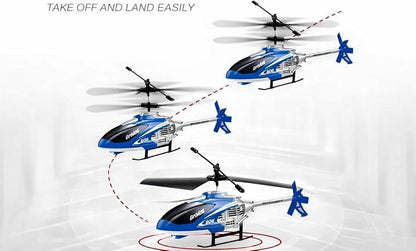 Velocity 806 RC High Speed Helicopter for Kids | Rechargeable Remote Control Flying Toy with LED Lights