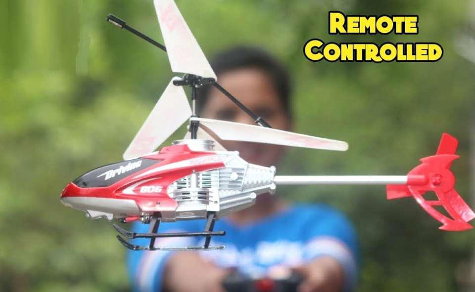 Velocity 806 RC High Speed Helicopter for Kids | Rechargeable Remote Control Flying Toy with LED Lights