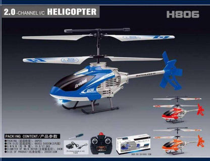 Velocity 806 RC High Speed Helicopter for Kids | Rechargeable Remote Control Flying Toy with LED Lights