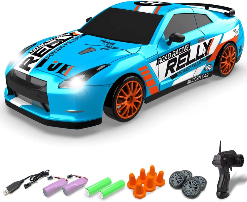 1:24 RC Drift Return Rally Racing Car for Kids | 4WD Remote Control Toy Car | 2.4GHz High Speed Racing Car