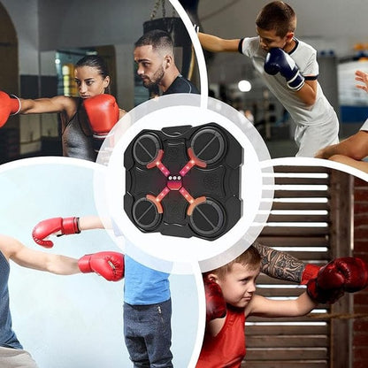 Musical Boxing Target Wall Game with Boxing Gloves – Interactive Fitness Toy for Kids