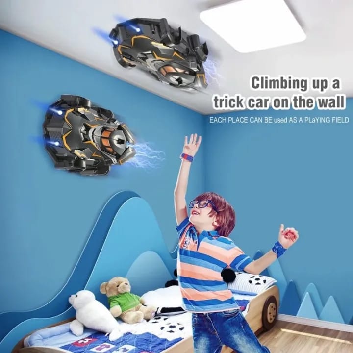 Wall Climbing Remote Control Car with Infrared Sensor & Gravity Defying Action