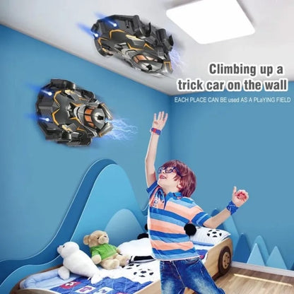 Wall Climbing Remote Control Car with Infrared Sensor & Gravity Defying Action