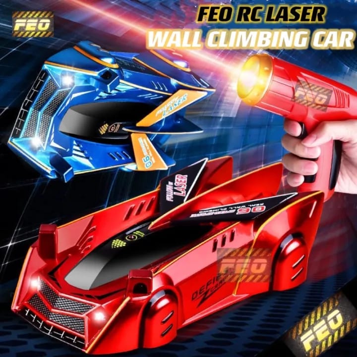 Wall Climbing Remote Control Car with Infrared Sensor & Gravity Defying Action