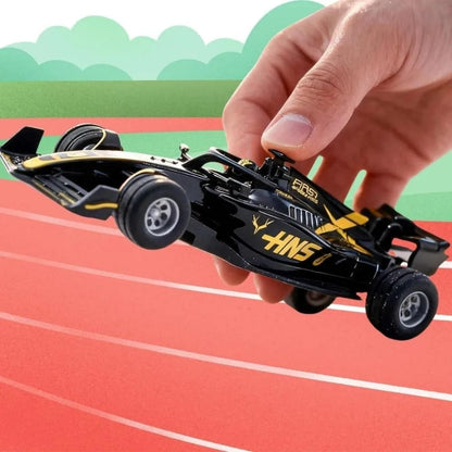 1:64 Alloy F1 Mini RC Car with Display Case | App & Remote Control | 2.4GHz | LED Lights | 3 Speed Modes
