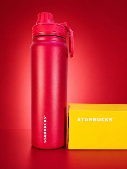 Starbucks 750ML Triple Layer Insulated Water Bottle – Premium SS 316 Steel Flask | Leakproof Vacuum Bottle