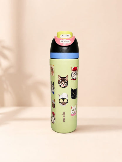 Owala FreeSip 700ML / 24oz Aesthetic Collection Water Bottle – Triple Layer Insulated SS 316 Steel Flask