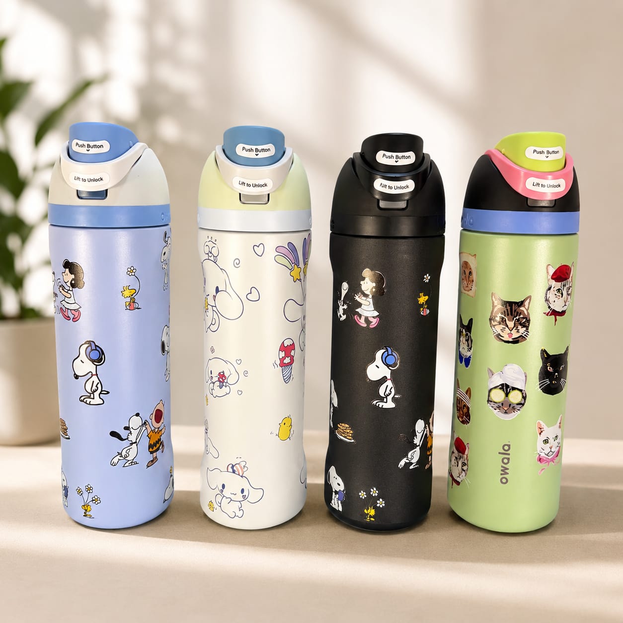 Owala FreeSip 700ML / 24oz Aesthetic Collection Water Bottle – Triple Layer Insulated SS 316 Steel Flask