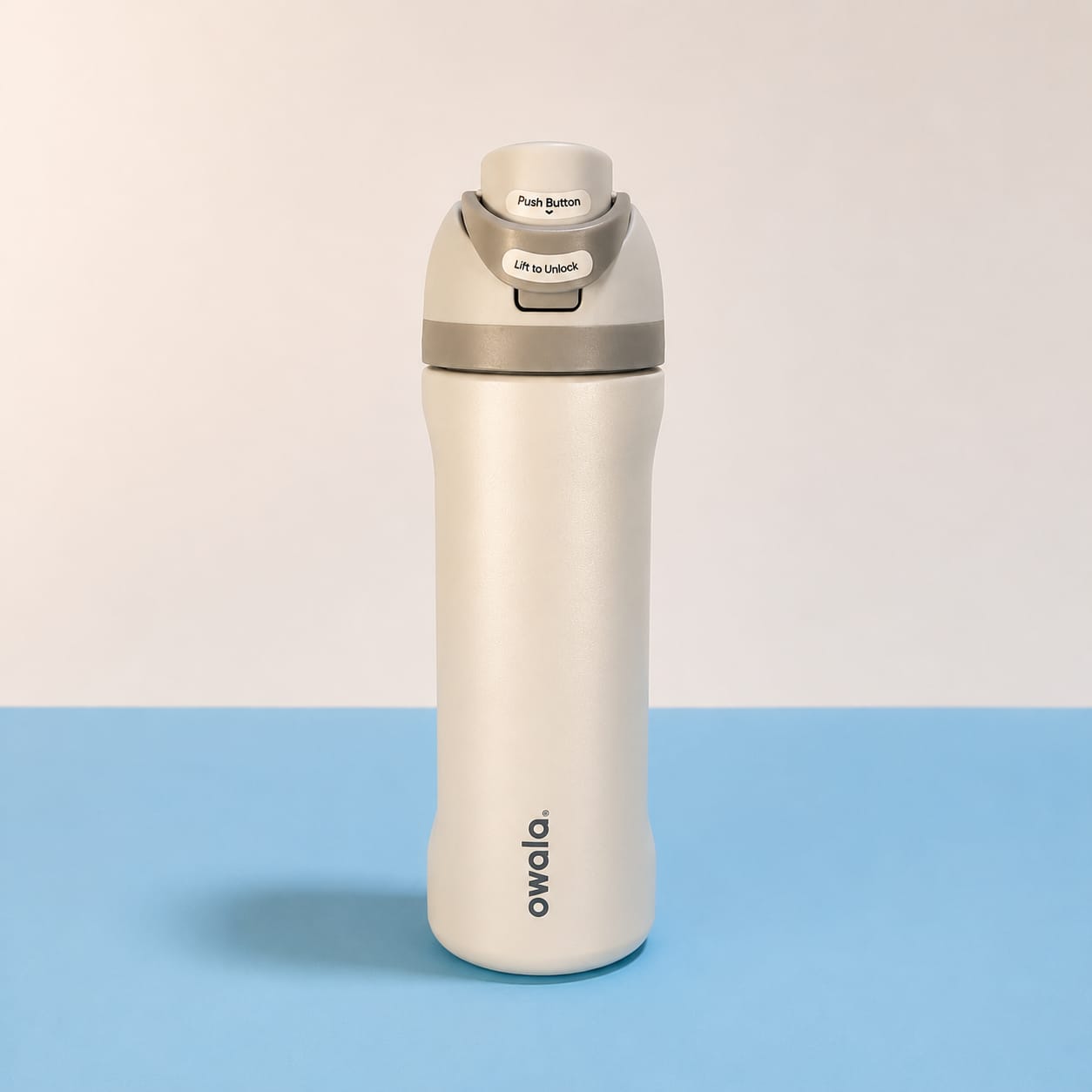 Owala FreeSip 700ML / 24oz Triple Layer Insulated Water Bottle – Premium SS 316 Steel Flask with Push Button Lock Lid