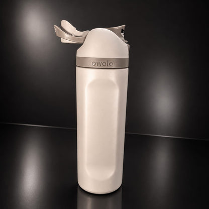 Owala FreeSip 700ML / 24oz Triple Layer Insulated Water Bottle – Premium SS 316 Steel Flask with Push Button Lock Lid