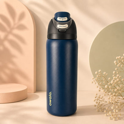 Owala FreeSip 900ML / 32oz Triple Layer Insulated Water Bottle – Premium SS 316 Steel Flask