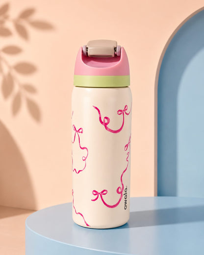 Owala Ribbon Edition 900ML / 32oz FreeSip Water Bottle – Triple Layer Insulated SS 316 Steel Flask