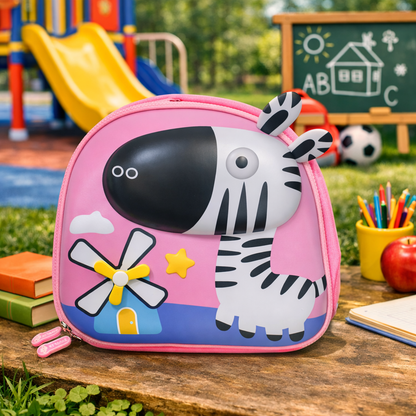 Zebra Kids Backpack - Cuteb Animal School Bag