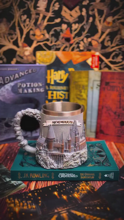 Harry Potter™ Hogwarts Castle 3D Stainless Steel Mug – Collector's Edition